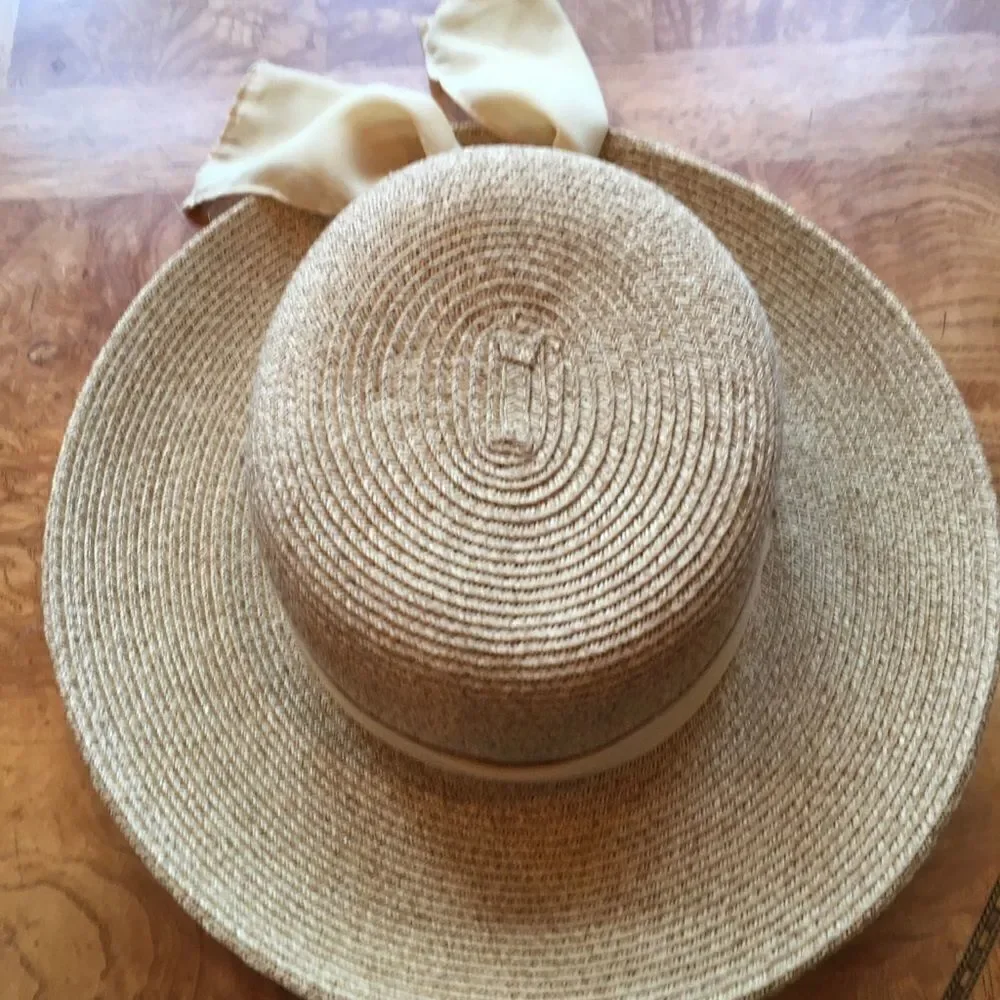 SUN N Sand Creme Tie Hat!